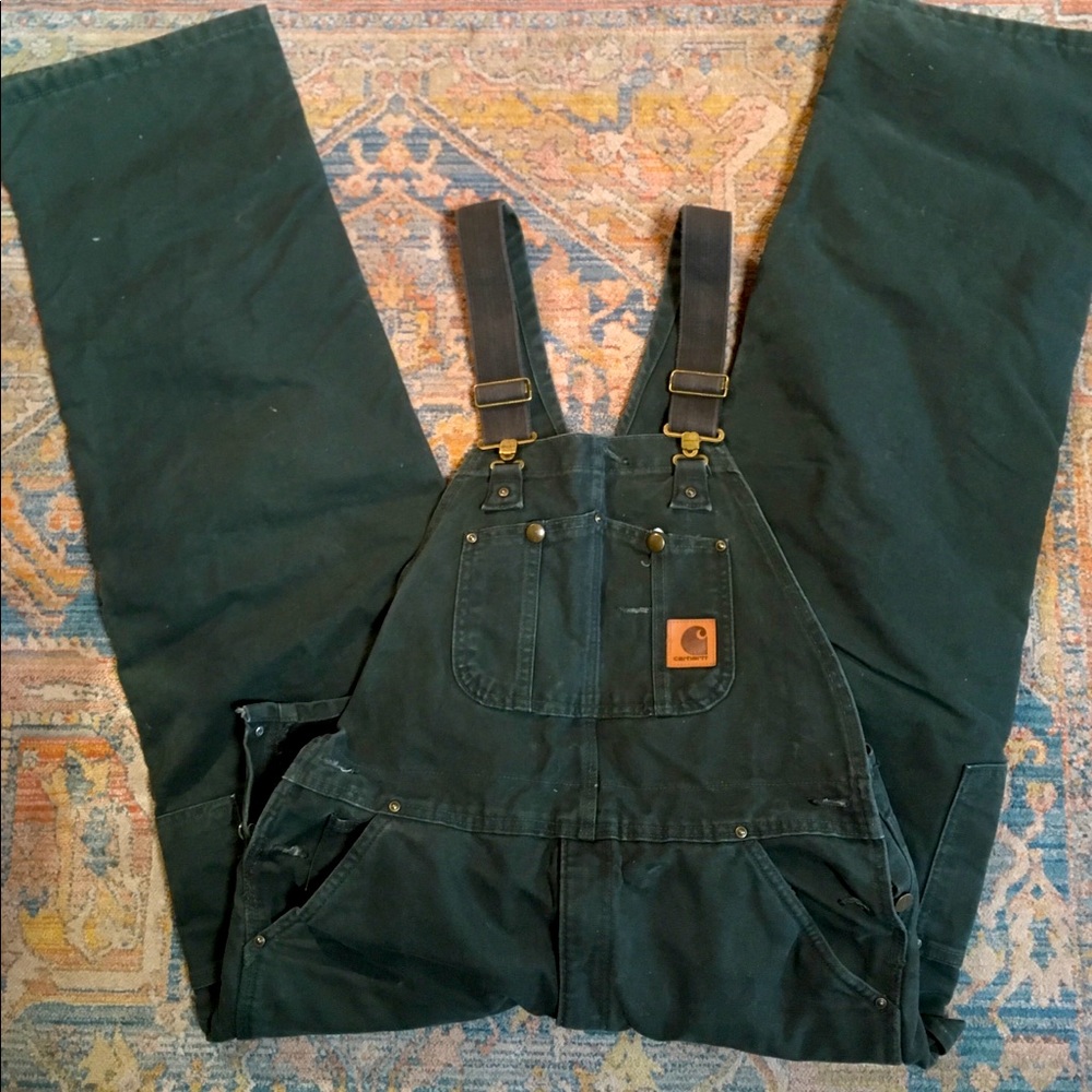 Carhartt lined bibs